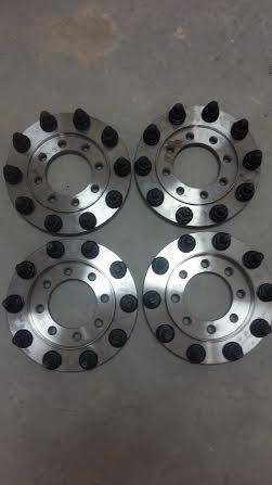 Diamond T 10 Lug Dually Wheel Adapters, Chevy/GMC (2001-10) 3500 Dually (front & rear) (8 on 6.5 Questions & Answers