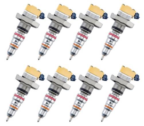 Full Force Diesel Fuel Injectors, Ford (1999.5-03) 7.3L Stock Replacement AD Code, reman (set of 8) Questions & Answers