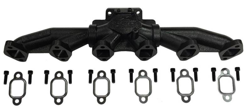 Diesel Power Source 3-Piece Exhaust Manifold, Dodge (1988-98) 5.9L Cummins 12V, w/gaskets Questions & Answers