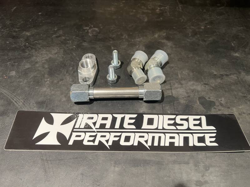 Irate Diesel T4 Oil Feed And Drain Line Kit, Ford (1994-03) 7.3L Power Stroke Questions & Answers