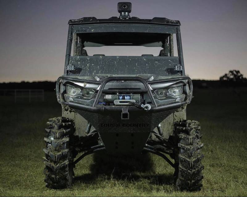 How much does this bumper weigh for a 2017 Can-Am defender XT HD 10. I’m ordering aftermarket shocks I